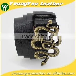 2015 Vintage Style pu Casual Belt for Women With Snake Shape Buckles in Yiwu thumbnail-1