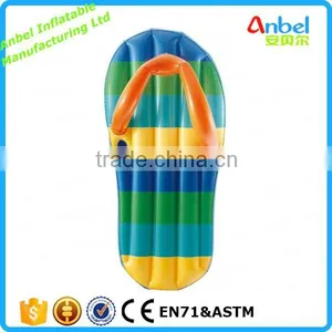 Giant Flip Flop Inflatable Sandal Swimming Pool Float Mattress Slipper Raft 71" thumbnail-1