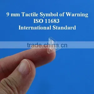 Tactile Warning Tactile Labels for Dangerous Materials, Disability Aids, ISO 11683 International Standard Compliant thumbnail-1