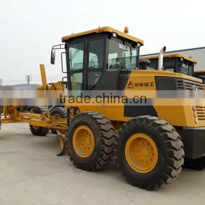 China Made 220HP Sdlg Motor Grader With Shanghai/cummins Engine ZF6WG180 Transmission thumbnail-1