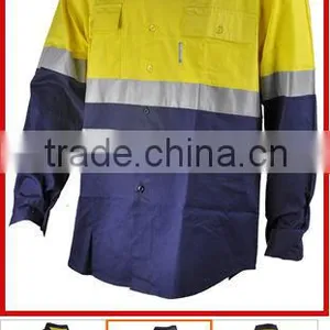 UPF 50+ 100% Cotton Prevent uv Workwear for Building Worker thumbnail-1