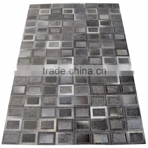 Hair-On Cowhide Leather Rug M-89 thumbnail-1