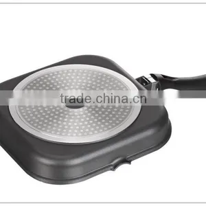 Die Cast Aluminium Non-Stick Grill Pan thumbnail-4