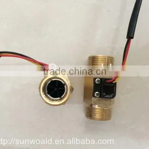 DN20 G3/4" Rate 1.5~50L/min Hall Water Brass Flow Sensor Meter thumbnail-4