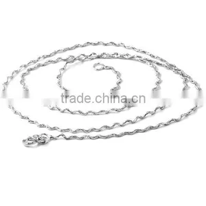 (JZZJ-006) Wave Cardano Chain, 925 Silver Machine Made Chains thumbnail-1