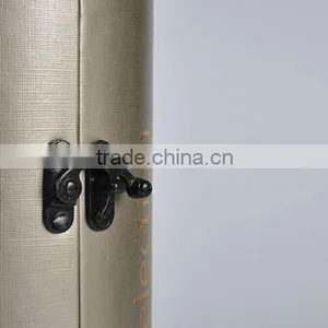 Elegant Round Tube Wine Gift Box With Lock thumbnail-3
