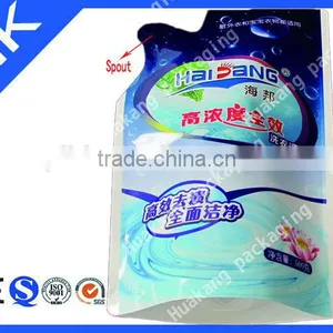 Shaped Stand up Soap Liquid Bag thumbnail-2