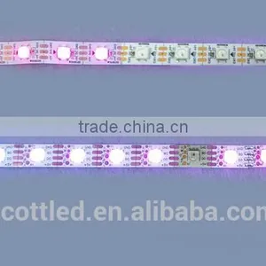 Ws2812b Upgrade5m/roll DC5V WS2813 30 LEDs/m White (Dual-signal Wires) Individually Addressable RGB Led Pixel Strip thumbnail-5