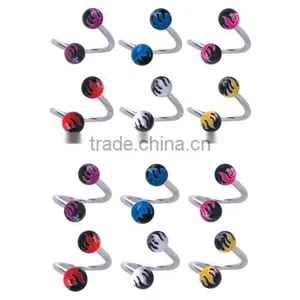 316L Flame Twist Ring thumbnail-1