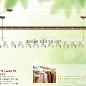 Metal Lifting Hanging Clothes Drying Hanger Rack thumbnail-2
