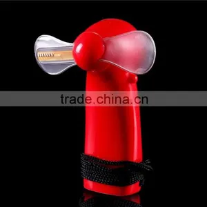 Best Summer Gift LED Color Words Light Handheld Portable Mini Fan Changing Light Up Travel Cool Fan thumbnail-2