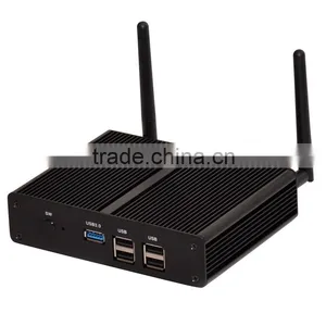 Small pc P5 Personal Mini PC Baytrail Fanless Nuc Mini pc With USB 3.0 Intel Celeron N2810 BayTrail Dual Core 2.0Ghz Mini pc thumbnail-5