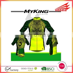Green Highlight Creative Mens Short Cycling Jersey thumbnail-1
