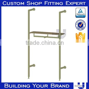 Custom Powder Coated Metal Unique Wall Shelves With Levelers thumbnail-6