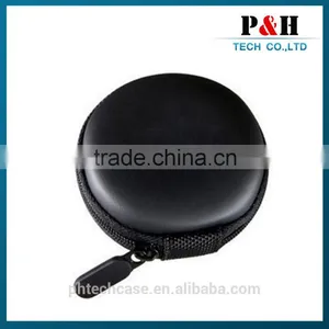 Custom Made Fashion Good Quality Lovely Cut Velvet Cheap EVA Earphone Mini Bag Case thumbnail-1