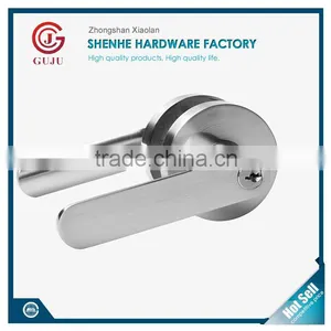 2016 America and Australia, Africa Popular Zinc Alloy Bathroom Door Handle With Push Button Lock thumbnail-1