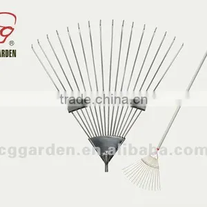 16 Tine Long Handle Leaf Rake RK16-103 thumbnail-1