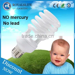 E27/B22 220V Energy Saving Bulb 25W/26W Half Spiral CFL Light 2700-6500k Energy Saving Light Bulb thumbnail-6