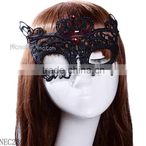 Sexy Dance Black Party Lace Mask thumbnail-1