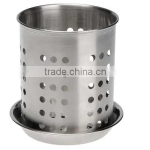 Stainless Steel Cutlery Holder With Base thumbnail-1