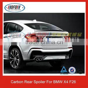 For BMW X Series X4 F26 Rear Lip Spoiler Carbon Fiber Trunk Spoiler thumbnail-1
