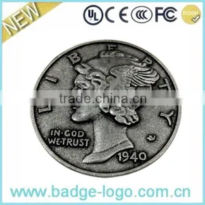 Custom Die Casting 3d Zinc Alloy Coin for Sale thumbnail-1