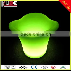 RGB Light Colors Changing PE Plastic Material LED Ice Bucket For Bar Party Used thumbnail-3