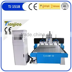Multi Head Chair Legs Cnc Router 5 Axis Multi Heads / 5 Axis Cnc Wood Router thumbnail-1
