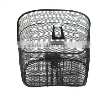 Black Steel Front Bicycle Basket HAOCHI Basket 002 003 thumbnail-3