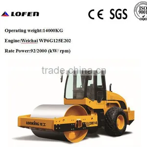 Lonking New 14ton Single Drum Road Roller for Sale thumbnail-1