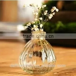 Clear Pumpkin Wishing Glass Bottle,glass Plant Bottle With Wooden Cork,stopper thumbnail-3