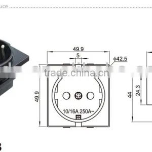 ac Power Socket Connector,alloy Material Electrical Plug DC Stereo Switch thumbnail-3