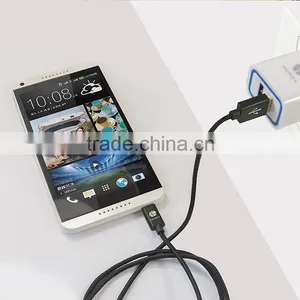 Hunda Factory High Quality Micro Usb Charging and Data Cable for Samsung, Xiaomi-Black thumbnail-5