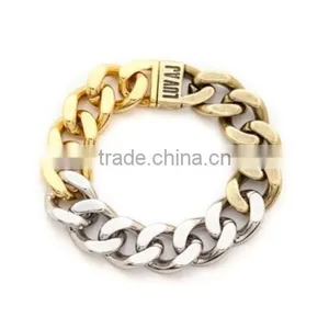 Stainless Steel Hot Selling Three Colors Chain Bracelet thumbnail-1