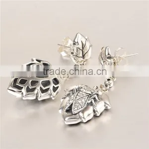 Guangzhou Wholesale Silver Jewelry New Fashion Woman'S Earrings thumbnail-4