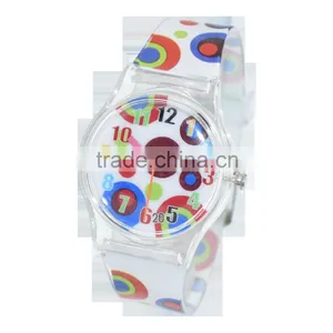 Teacher Teen Young Girls Children Kids Watches With Colorful Band thumbnail-1