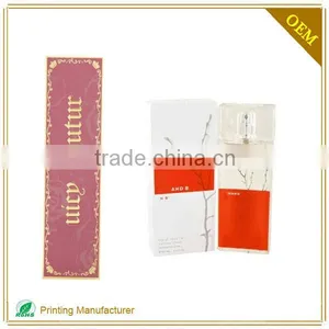 Strong Adhesive Red Perfume Label Sticker Design Factory thumbnail-1