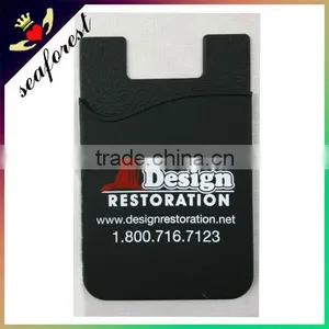 Promotional Gifts 3m Adhesive Sticker Mobile Phone Card Holder Wallet for Wholesale thumbnail-1