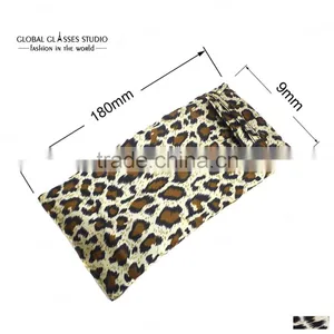Leopard Soft Cloth Pouch For Small Sunglasses&Reading Glasses Pouches Reading Glass Bag Accessories Mobil Bag BDB01X thumbnail-4