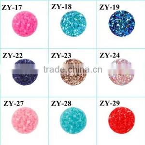 12mm Flat Back Resin Druzy Cabochons Wholesale thumbnail-4