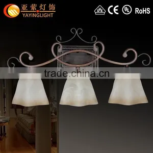 European-style Wall Lamp,bedside Bedroom Hotel Wall Lamp,minimalist Interior Glass Wrought Iron Wall Lamp thumbnail-1