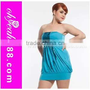 New Arrival no MOQ Paypal Accept Wholesale Plus Size Dress thumbnail-1