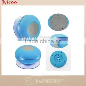 Blue Waterproof Bluetooth Shower Speaker,handfree and Suck Function thumbnail-5