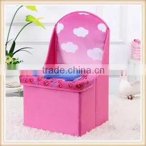 2016 New Design Kids Storage Stool,foldable Toy Storage Box thumbnail-2