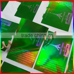 Customized Self Adhesive 10ml Hologram Vial Labels thumbnail-3