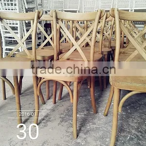 Beech Wood Crossback Chair thumbnail-6