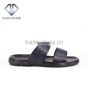 Hot Sale Pakistani Pure Cow Leather Flip Flop Slipper , Bulk Wholesale Men Leather Sandals and Slippers Shoes thumbnail-3