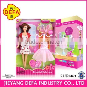Defa Lucy Fashion Doll Toy for Litte Girls DIY Make up Girl Newest Design Doll Toy thumbnail-1