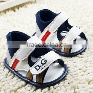 Fancy Infant Baby Handmade Shoe pu Baby Shoe Sandal thumbnail-1