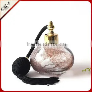 2016 Factory Wholesale High Grade Hand Blown Air Bag Pump Perfume Glass Bottle 80ml thumbnail-3